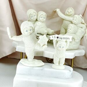Department56 Snowbabies 5 Pieces Holiday Christmas Decoration